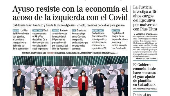 Las portadas de los periódicos de este jueves 22 de abril