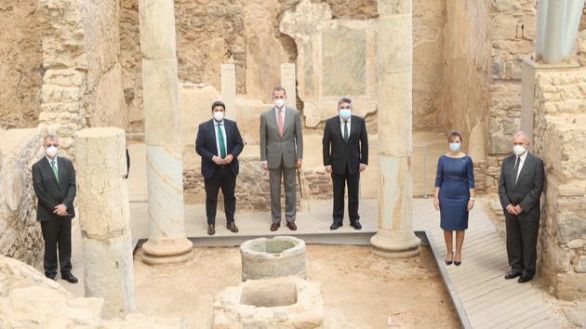 Felipe VI inaugura el Museo Foro Romano Molinete en Cartagena