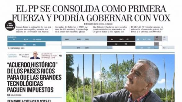 Las portadas de los periódicos