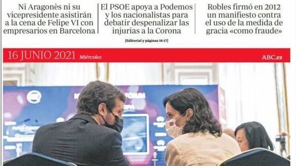 Las portadas de este miércoles