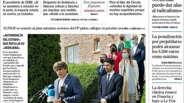 Las portadas de este lunes