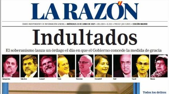 Las portadas de este miércoles 23 de junio
