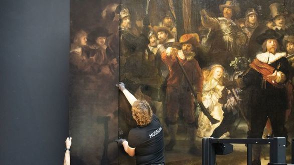 La inteligencia artificial, clave para completar La ronda de noche de Rembrandt