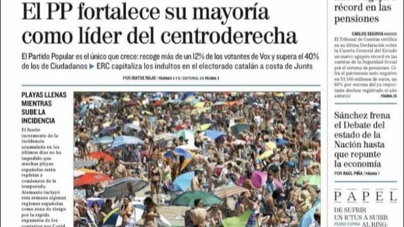 Las portadas de este lunes, 5 de julio