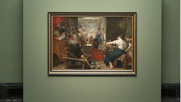 El Museo del Prado restituye la visión original de Las hilanderas de Velázquez