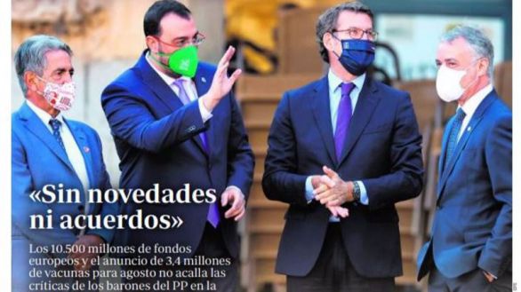 Las portadas del día