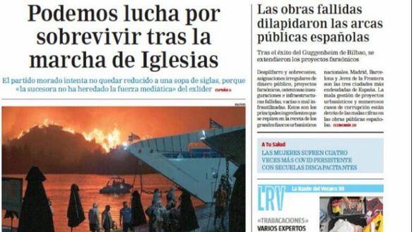 Las portadas de este domingo
