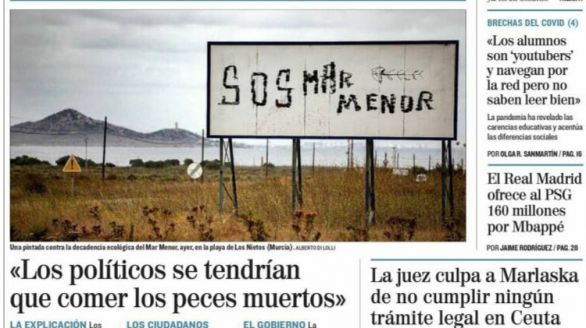 Las portadas de los periódicos de este miércoles