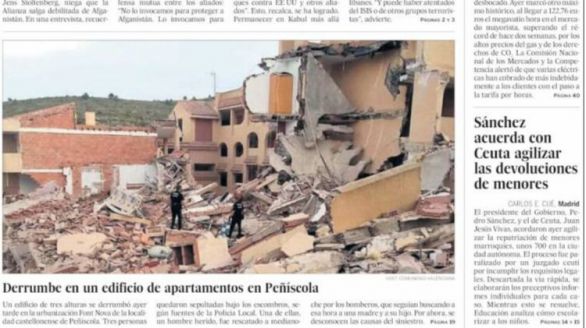 Las portadas de los periódicos de este jueves, 26 de agosto