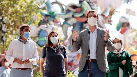 Casado reclama ayudas para los sectores de las Fallas y reivindica su 