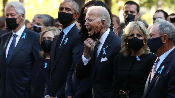 Biden, Obama y Clinton conmemoran el aniversario del 11S en Nueva York