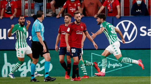 Un solvente Betis vence a un Osasuna sin fuelle |1-3