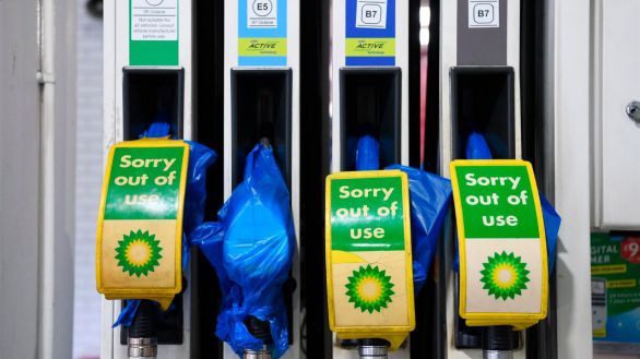 La crisis de suministro seca las gasolineras en el Reino Unido
