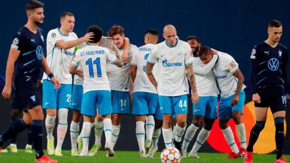 El Zenit se da un respiro contra el frágil Malmö | 4-0