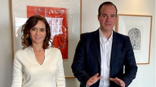 Ayuso estudia con el Banco Interamericano un intercambio empresarial entre Montevideo, Miami y Madrid