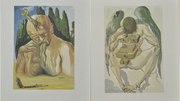 700 años de la muerte de Dante a través de La Divina Comedia ilustrada por Dalí