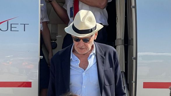 Harrison Ford llega a Sicilia para el rodaje de la quinta entrega de Indiana Jones