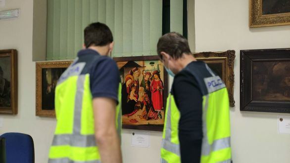 Siete detenidos por estafar con pinturas falsas de Goya y Benlliure