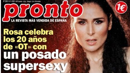 El posado más sexy de Rosa por el 20º aniversario de OT