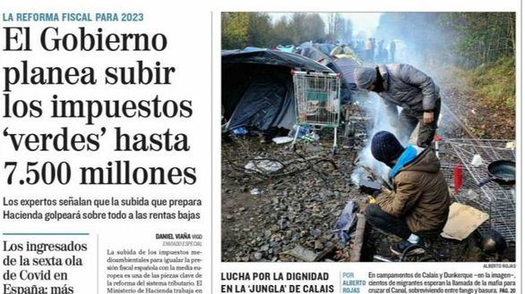 Las portadas de este lunes, 29 de noviembre