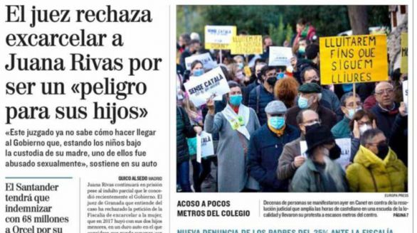 Las portadas de los periódicos de este sábado