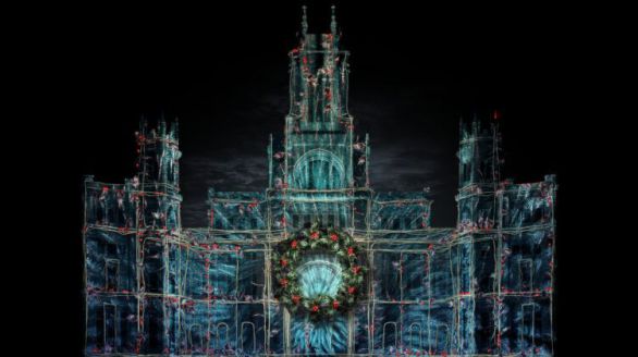 Videomapping navideño en el Palacio de Cibeles este fin de semana