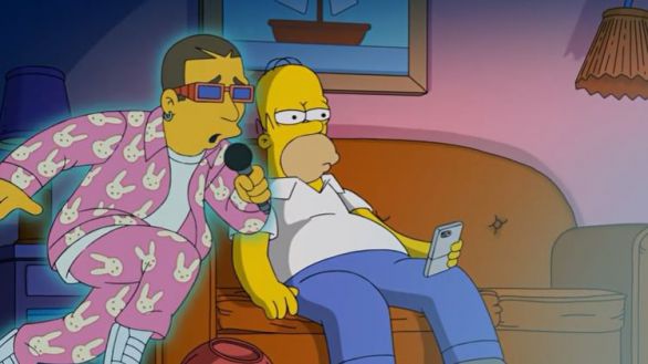 Bad Bunny ya forma parte del universo de Los Simpson