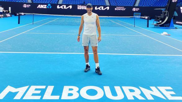 Abierto de Australia. Rafa Nadal bate al Covid-19 y ya está en Melbourne