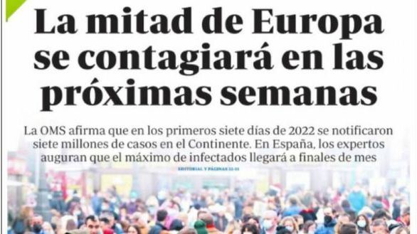 Las portadas de este miércoles, 12 de enero