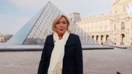 Polémica en Francia por un vídeo de Le Pen grabado en el Louvre