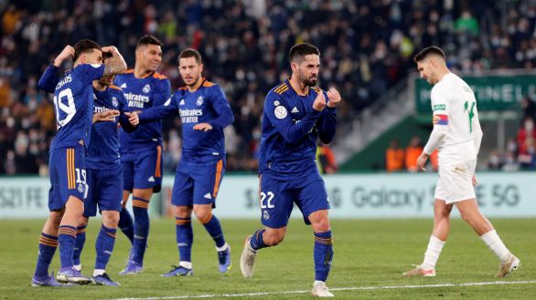 Isco y Hazard remontan al Elche en una prórroga loca | 1-2