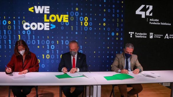 La Junta de Andalucia se une a 42 Malaga, el campus de programación de Telefónica