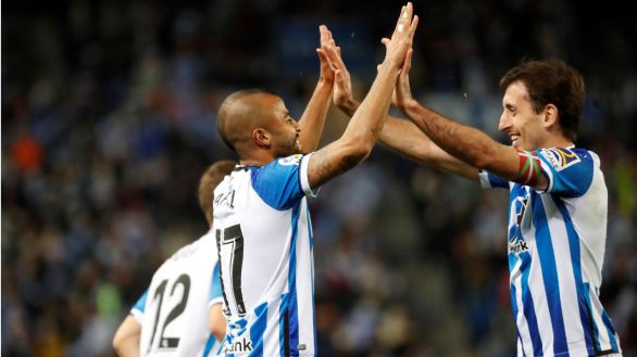 La Real se rearma de moral con goles de Oyarzabal y Rafinha |2-0