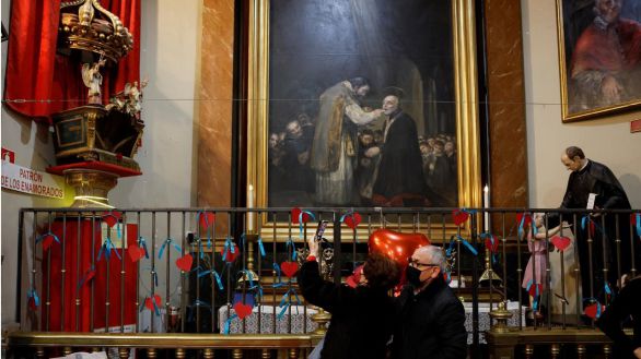 San Valentín, el sacerdote que desafió a Claudio II, descansa en Madrid
