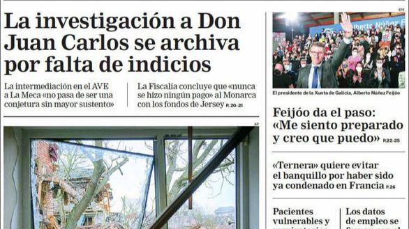 Las portadas de los diarios de este jueves, 3 de marzo