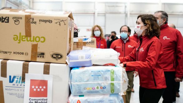 Ayuso presenta el plan de la Comunidad de Madrid para los refugiados ucranianos