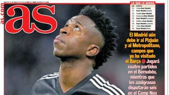 Las portadas de los periódicos de este martes, 22 de marzo