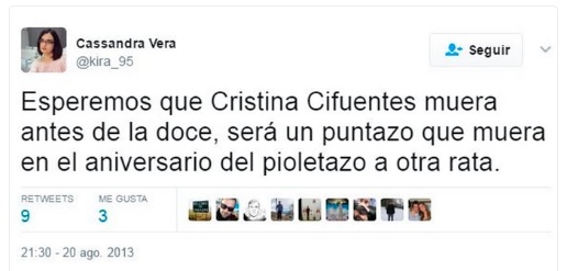 Los tuits del día. Cassandra 