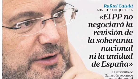Revista de prensa: Preocupa la deriva política en Navarra y Cataluña