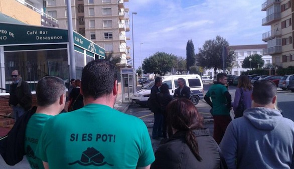 Detenidos tres miembros de la PAH, dos de ellos apoderados de Podemos