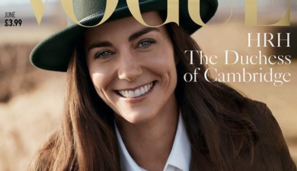 La duquesa de Cambridge, en la portada de Vogue por el centenario de la revista