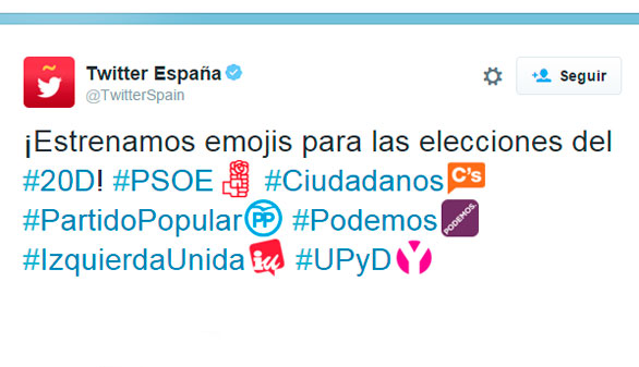 Twitter se mete en campaña electoral: #DebateEn140 y emojis