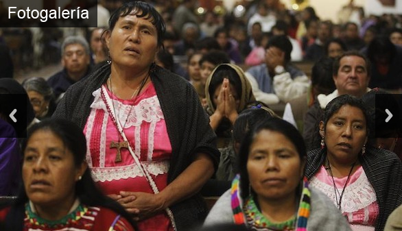 El Papa celebra una misa con indígenas en Chiapas