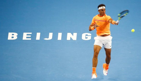 Arrollador debut de Nadal en Pekín con victoria exprés sobre Lorenzi