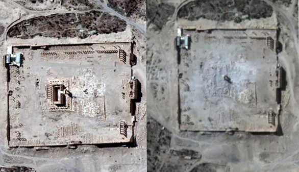 Estado Islámico dinamita el templo de Bel, en la ciudad siria de Palmira