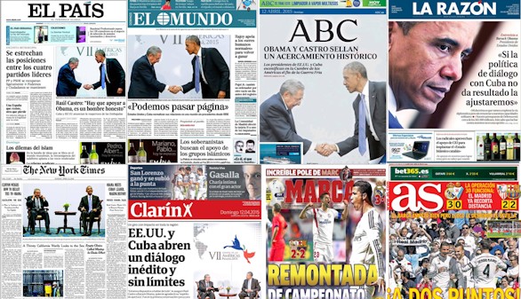 Revista de prensa: Portadas para la Historia