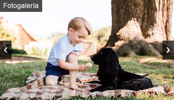 Sesión de fotos del príncipe Jorge para celebrar su tercer cumpleaños