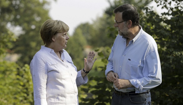Rajoy y Merkel preparan la cumbre europea sobre la crisis migratoria