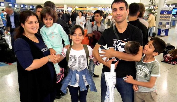 Aterriza en Barajas el primer grupo de 20 refugiados