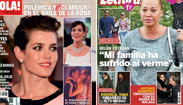 La familia Grimaldi, glamour y polémica en el Baile de la Rosa